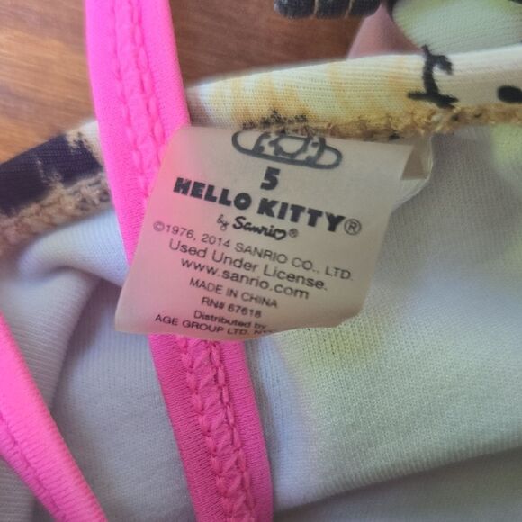 Hello Kitty Pink and Leopard Print Bikini - Picture 6 of 6